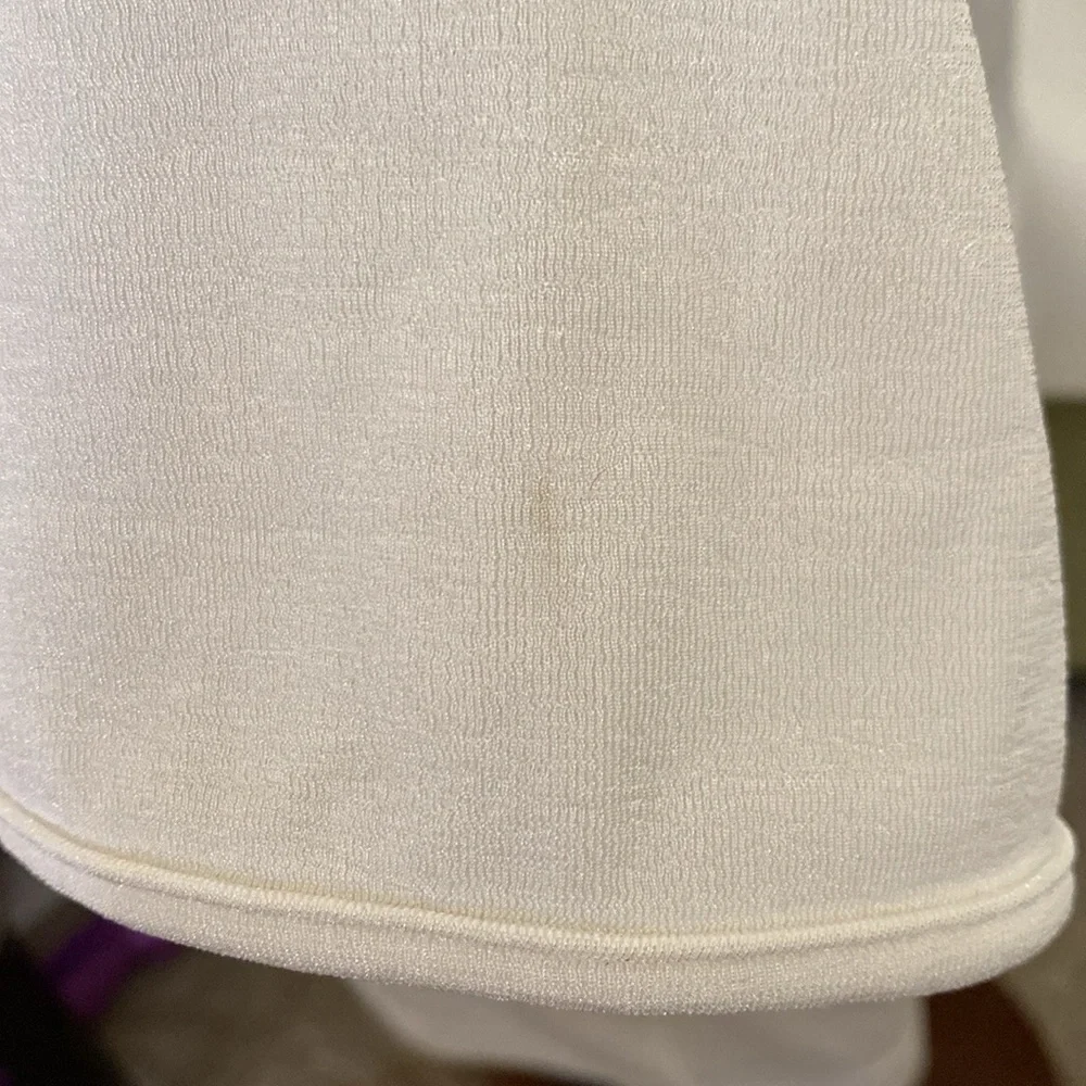 Chanel Coco Employee Sheer Shirt Top short sleeve size large - Picture 6 of 15